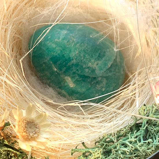 鉱物卵鳥の巣仕立て／きらら舎